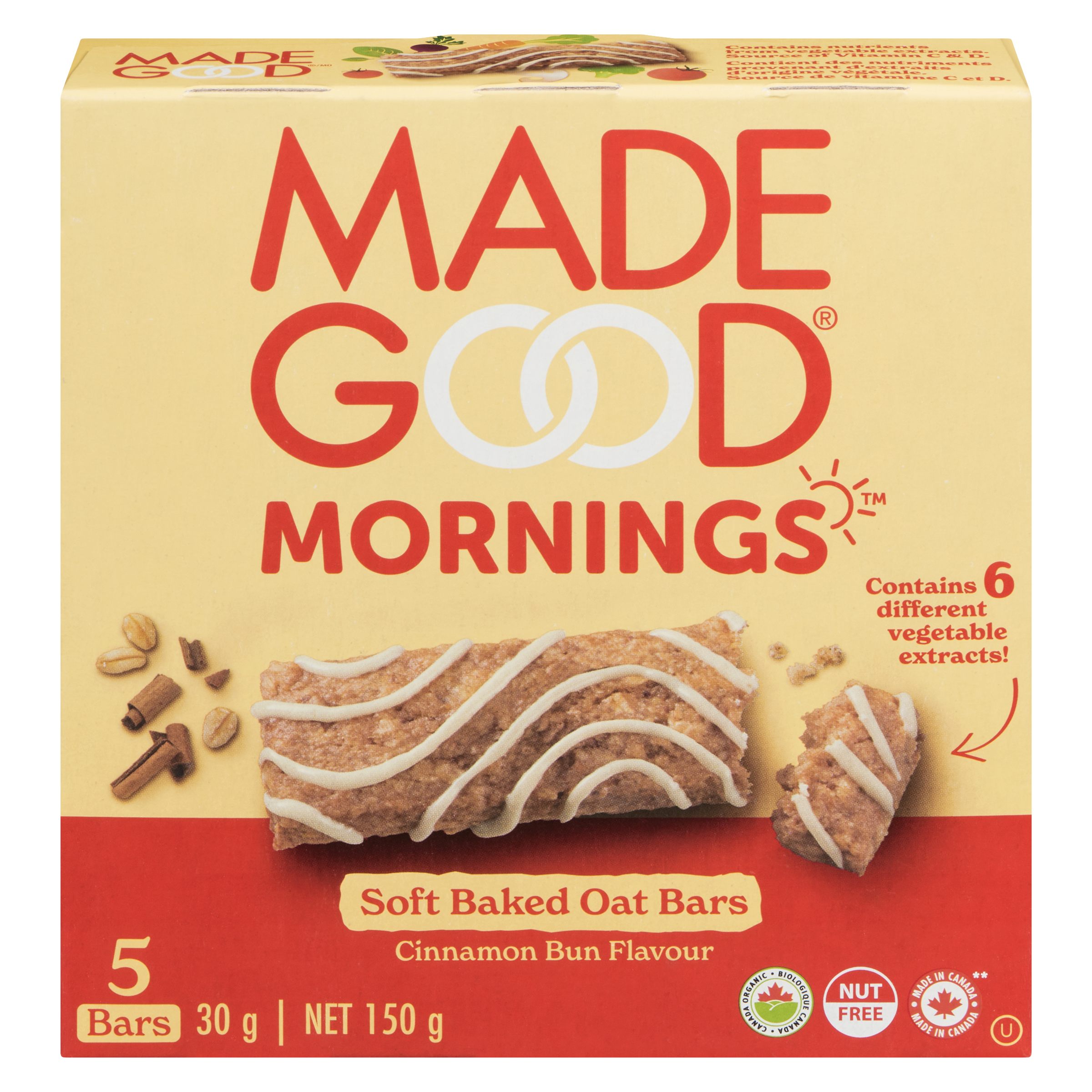 MADE GOOD S/B BARS CINNAMON